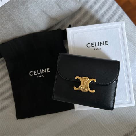 celine triomphe jp|Celine triomphe wallet.